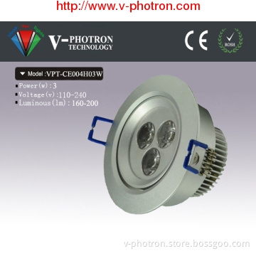 Long Operating Life and High Power 3W LED Ceiling Light
